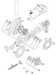 roda traseira Michelin Duke '96