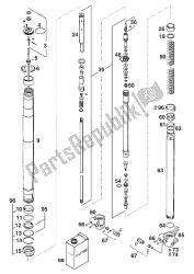 FRONT LEGS - SUSPENSION WP 125-300 '95