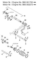 GEAR CHANGE MECHANISM 60/65 CCM II 2000