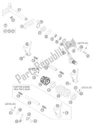 GEAR CHANGE MECHANISM 250-525 RACING