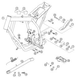 FRAME, SIDE STAND 50 SENIOR AD