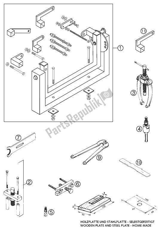 All parts for the Special Tools 65 Sx 2002 of the KTM 65 SX Europe 2002