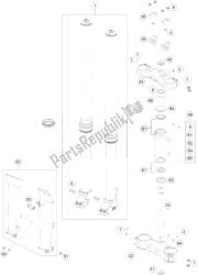 forcella anteriore, pinza tripla