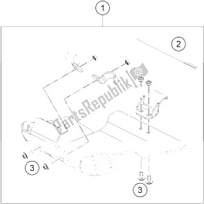 Toutes les pièces pour le Protection Moteur du KTM 200 EXC Europe 2016