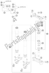 forcella anteriore, pinza tripla