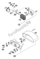 FLASHER, REAR LIGHT 125LC2 '96