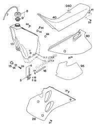 TANK - SEAT - COVER 250/300'94