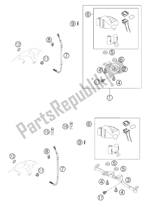 Tutte le parti per il Tachimetro Sigma 2000 del KTM 125 EXC Europe 2000