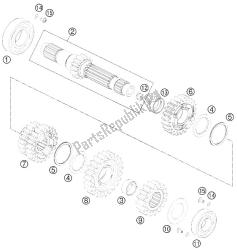 TRANSMISSION I - MAIN SHAFT