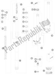 FRONT FORK DISASSEMBLED