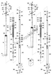 FRONT LEGS - SUSPENSION USD43 DUKE '9