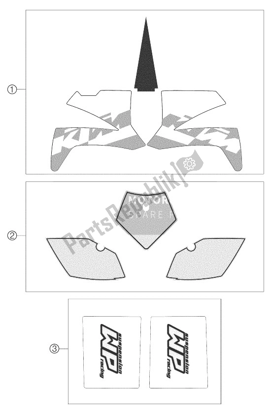 All parts for the Decal 660 Sms of the KTM 660 SMS Europe 2004