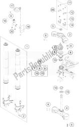 forcella anteriore, pinza tripla