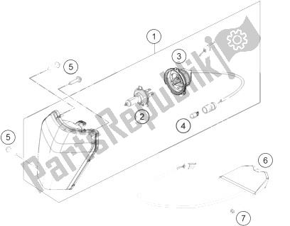 Alle onderdelen voor de Verlichtingssysteem van de KTM 300 XC W USA 2014