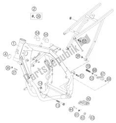 FRAME, SUB FRAME 85 SX