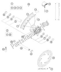 roue avant 625 sxc