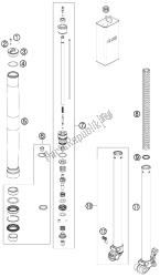 FRONT FORK DISASSEMBLED