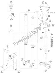 forcella anteriore, pinza tripla