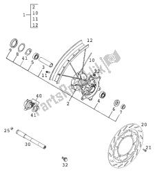 FRONT WHEEL 400-640 LC4 USA 2000