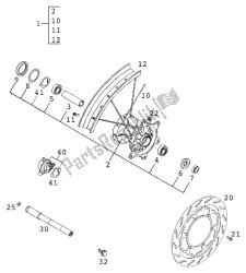 roda dianteira 400-640 lc4 eua 2000