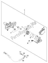 BRAKE CALIPER REAR DUKE'97