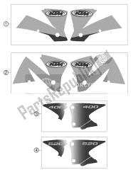 set di decalcomanie racing 2002