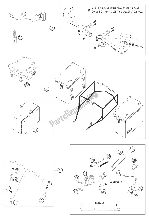 All parts for the Attachments 640 Lc4 Adv of the KTM 640 Adventure R Europe 2004