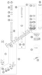 FRONT FORK DISASSEMBLED