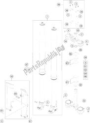 forcella anteriore, pinza tripla