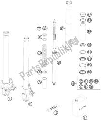 FRONT FORK DISASSEMBLED