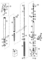 jambe de fourche wp usd43 racing 2002