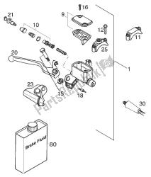 HAND BRAKE CYLINDER BREMBO 125 E