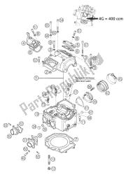 cilinderkop 400 ls-e mil.