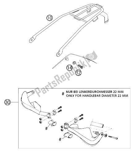 Tutte le parti per il Allegati 125-380 2002 del KTM 125 EXC SIX Days Europe 2002