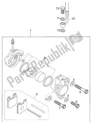 BRAKE CALIPER FRONT 65SX 2000