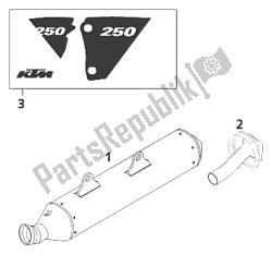 piezas nuevas 250 exc rac. 2001