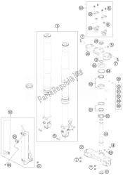 forcella anteriore, pinza tripla