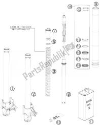 FRONT FORK DISSASSEMBLED