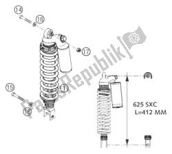 monoammortizzatore 625 sxc