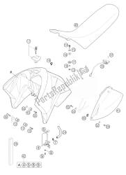 FUEL TANK, SEAT, COVER 400 MIL