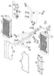 sistema de resfriamento 250/300 / 380sx, e