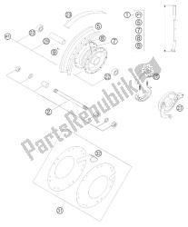 FRONT WHEEL 50 MINI ADV.