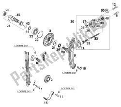 CAMSHAFT - CHAIN - TENSIONER 400-620 LC4-E '97