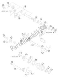 GEAR CHANGE MECHANISM 85 SX