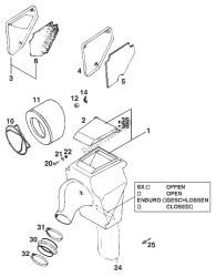 obudowa filtra powietrza 125 '96