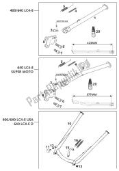 soporte lateral / central