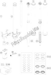 FRONT FORK DISASSEMBLED