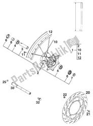 roda dianteira 640 aventura 200