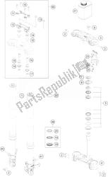 pinza tripla, forcella anteriore