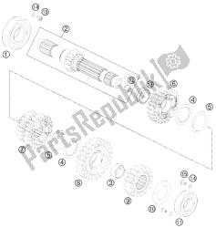 TRANSMISSION I - MAIN SHAFT